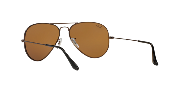 RB Aviator Classic Brown Brown UV-400 Sunglasses