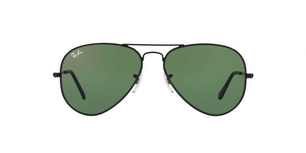 RB Aviator Classic Black G-15 UV-400 Sunglasses