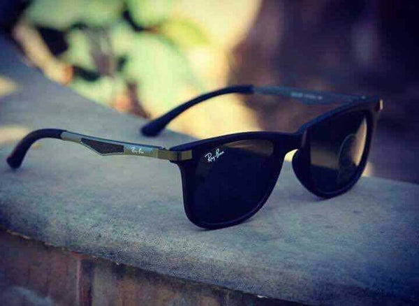 RB 4287 BLACK BLACK UV-400 SUNGLASSES