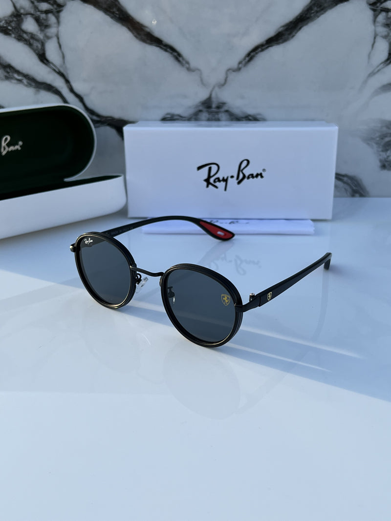 RB #2 METAL FULL BLACK UV-400 SUNGLASSES