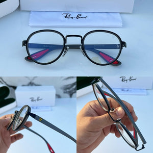 RB #2 METAL GREY BLUE CUT SUNGLASSES