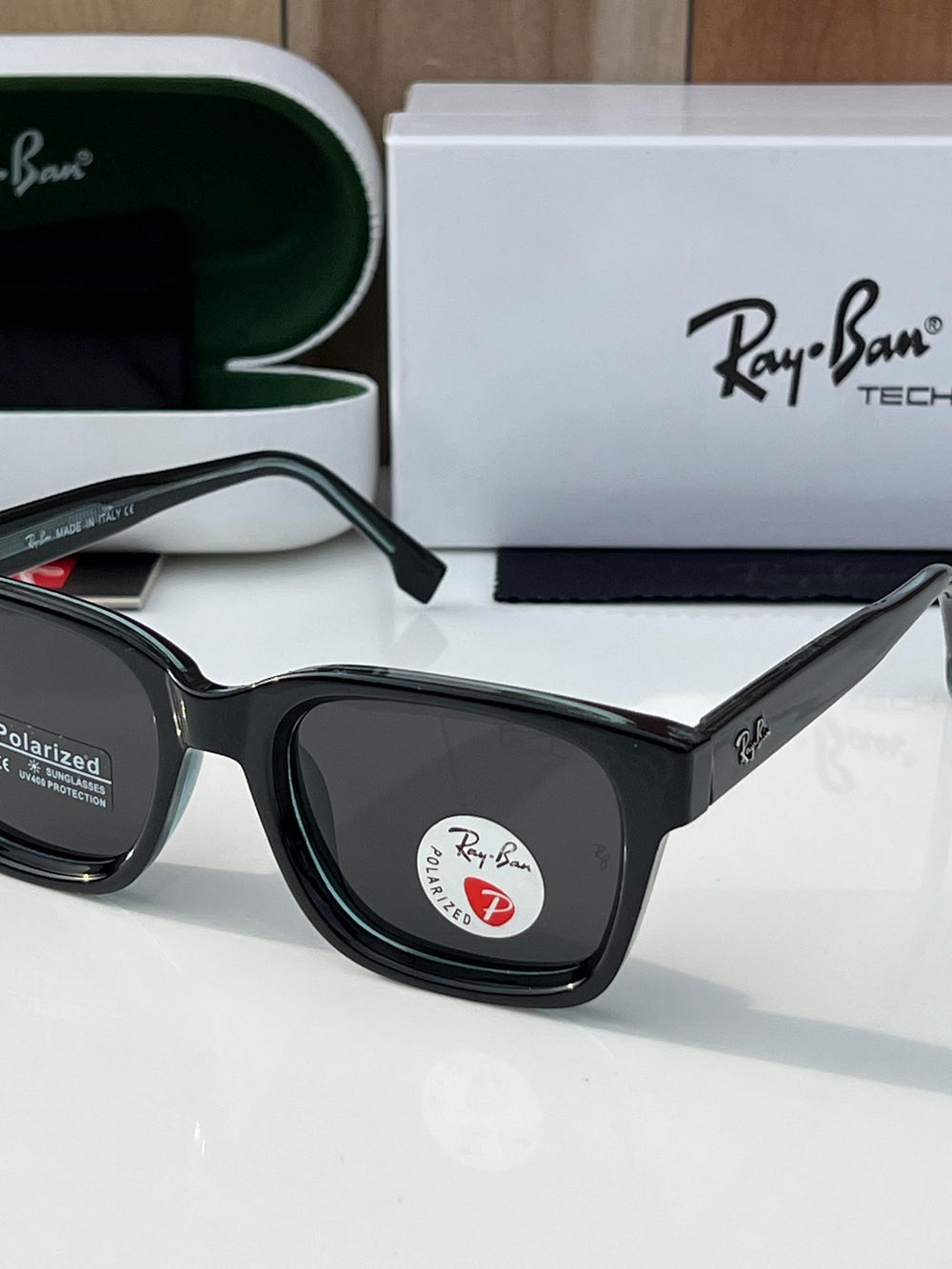 RB 7701 FULL BLACK POLARIZED SUNGLASSES
