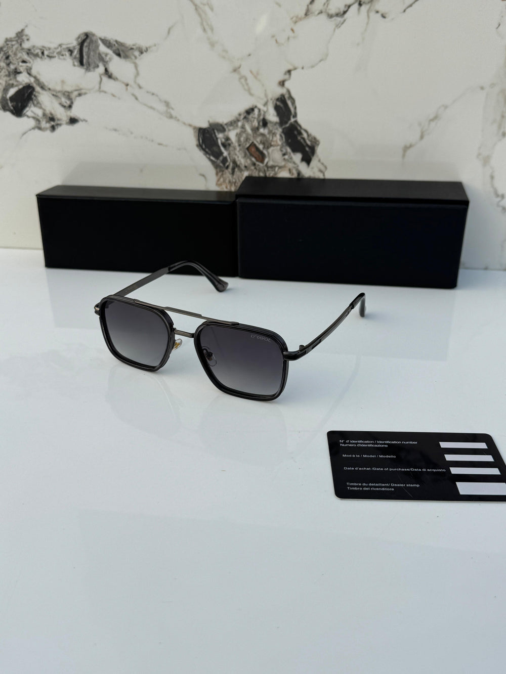 D'YAVOL KING KHAN GUN GREEN DOUBLE SHADED UV-400 SUNGLASSES