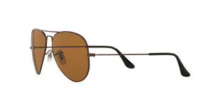 RB Aviator Classic Brown Brown UV-400 Sunglasses