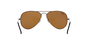 RB Aviator Classic Brown Brown UV-400 Sunglasses