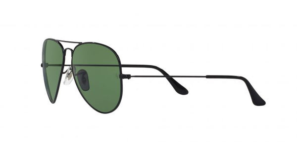 RB Aviator Classic Black G-15 UV-400 Sunglasses