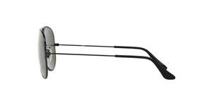 RB Aviator Classic Black G-15 UV-400 Sunglasses