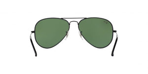 RB Aviator Classic Black G-15 UV-400 Sunglasses