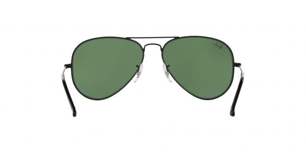 RB Aviator Classic Black G-15 UV-400 Sunglasses