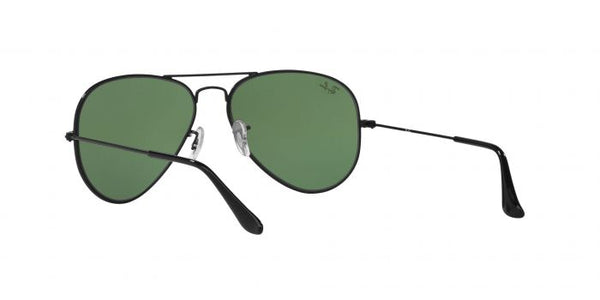 RB Aviator Classic Black G-15 UV-400 Sunglasses