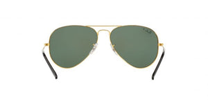 RB Aviator Classic Gold G-15 UV-400 Sunglasses