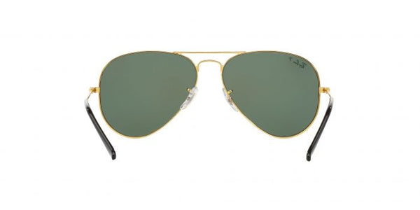 RB Aviator Classic Gold G-15 UV-400 Sunglasses