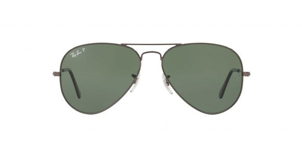 RB Aviator Classic Silver G-15 UV-400 Sunglasses