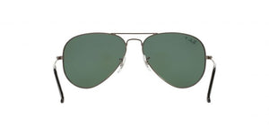 RB Aviator Classic Silver G-15 UV-400 Sunglasses