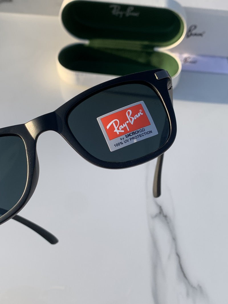 RB 4287 BLACK BLACK UV-400 SUNGLASSES