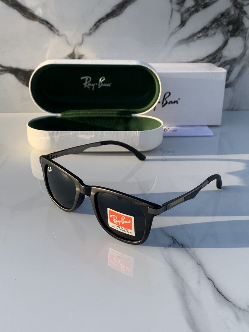 RB 4287 BLACK BLACK UV-400 SUNGLASSES