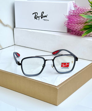 RB #6 METAL GREY WHITE UV-400 SUNGLASSES