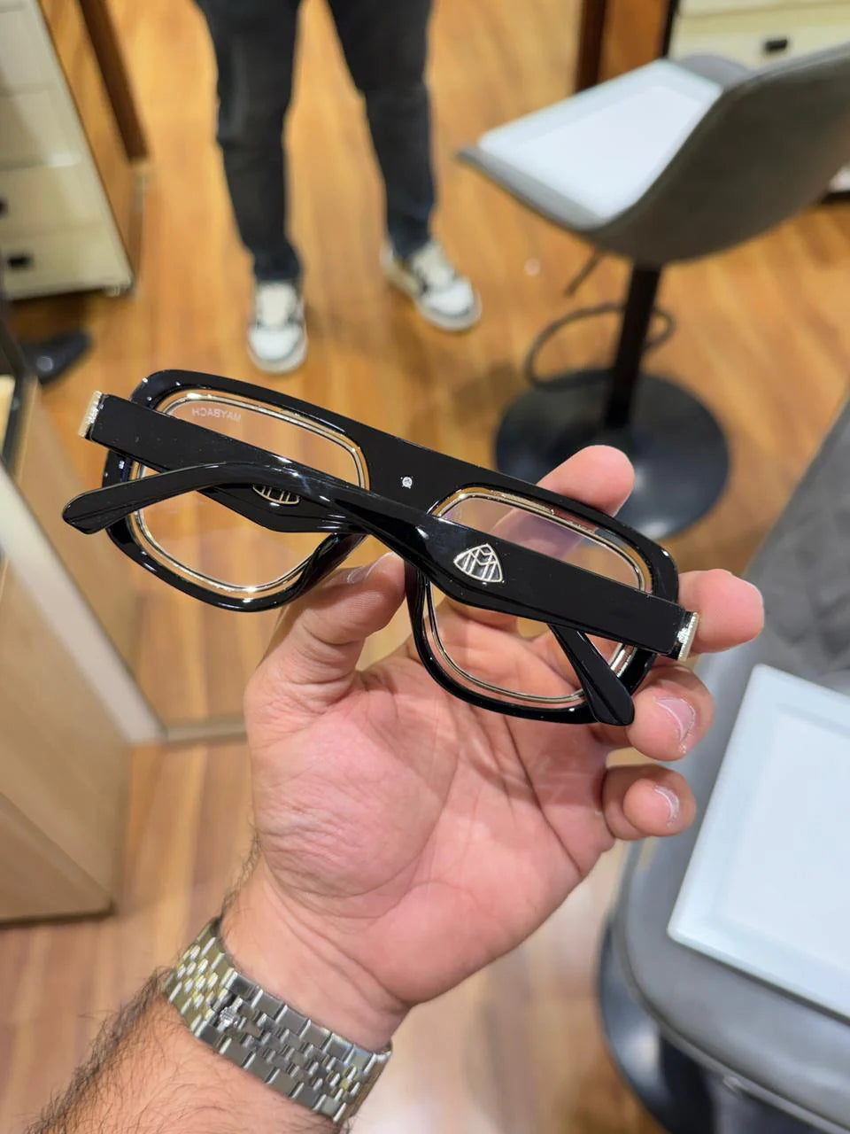 MAY-BACH 7339 GOLD BLACK TRANSPERANT MENS UV-400 SUNGLASSES