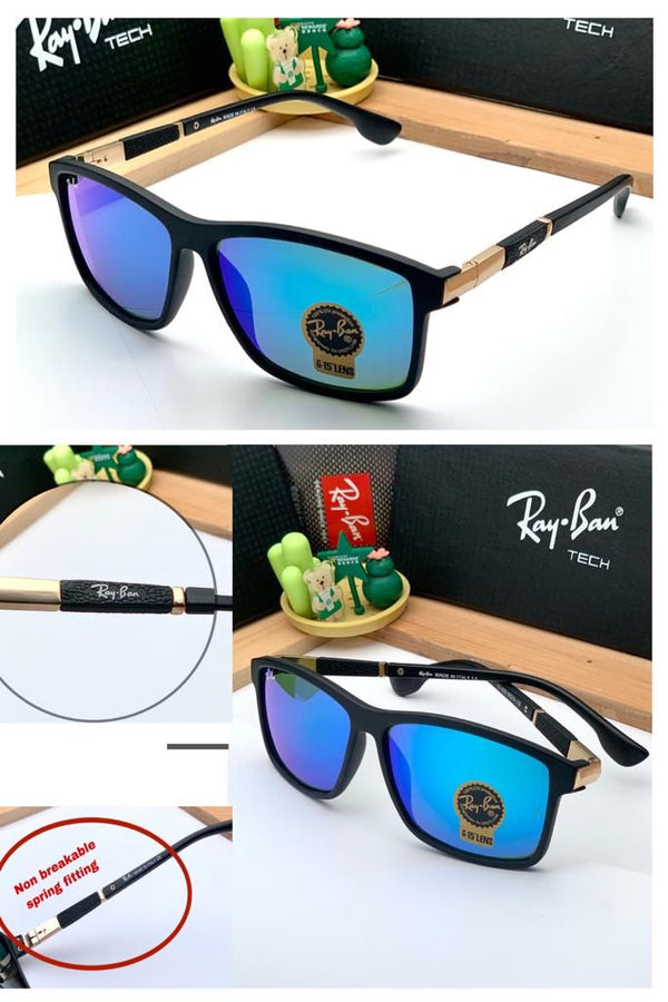 RB 4228 GOLD AQUA UV-400 SUNGLASSES