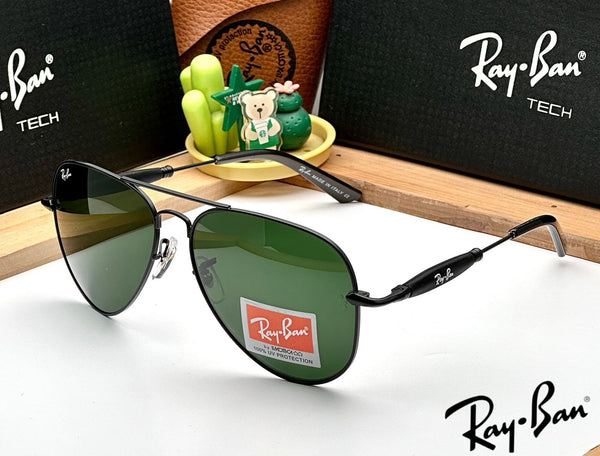 RB 3517 BLACK GREEN UV-400 SUNGLASSES