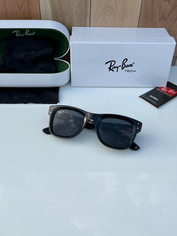 RB 0502 FULL BLACK POLARIZED SUNGLASSES