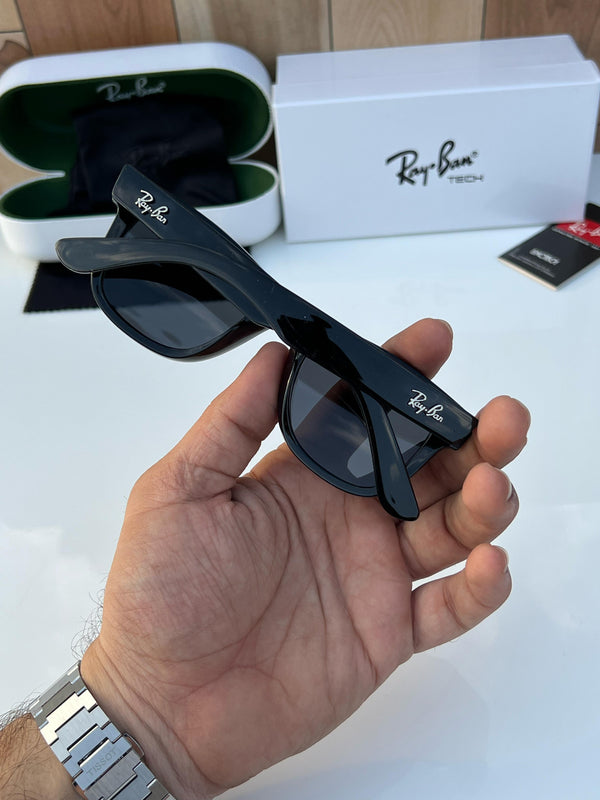 RB 0502 FULL BLACK POLARIZED SUNGLASSES