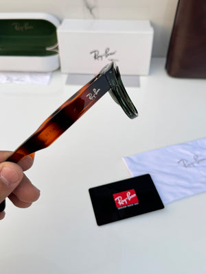 RB 0502 OLIVE TIGER BROWN POLARIZED SUNGLASSES