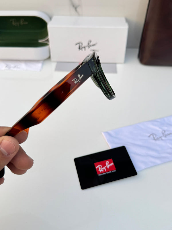 RB 0502 OLIVE TIGER BROWN POLARIZED SUNGLASSES