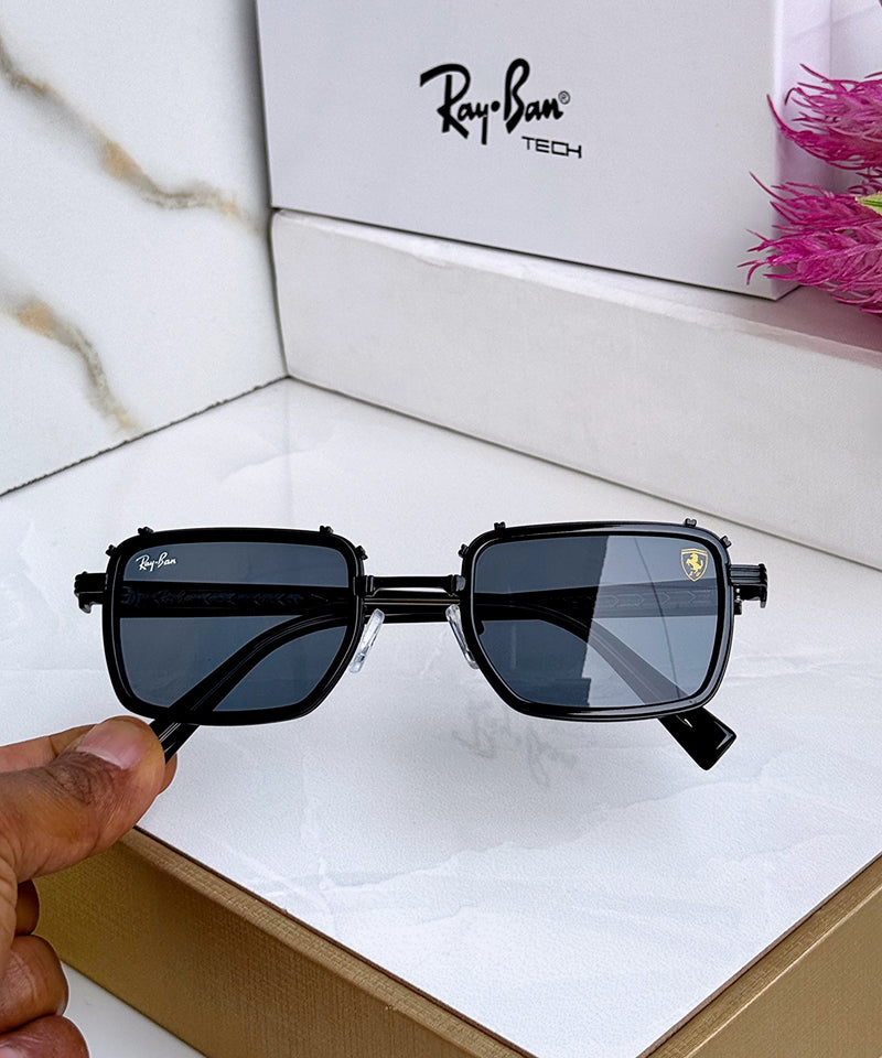 RB 9930 METAL BLACK BLACK UV-400 SUNGLASSES