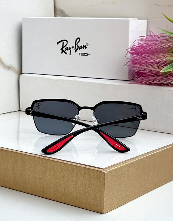 RB #7 METAL BLACK BLACK UV-400 SUNGLASSES