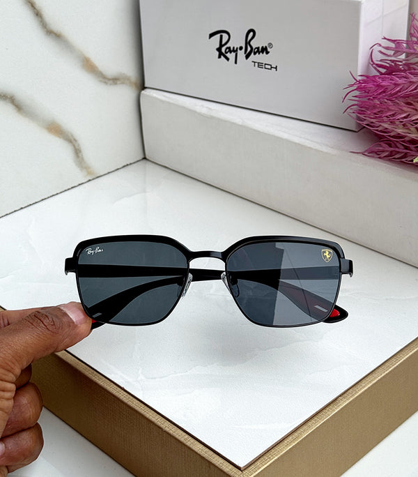 RB #7 METAL BLACK BLACK UV-400 SUNGLASSES