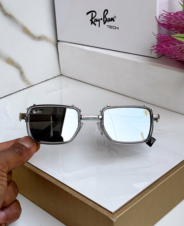 RB 9930 METAL SILVER MERCURY UV-400 SUNGLASSES