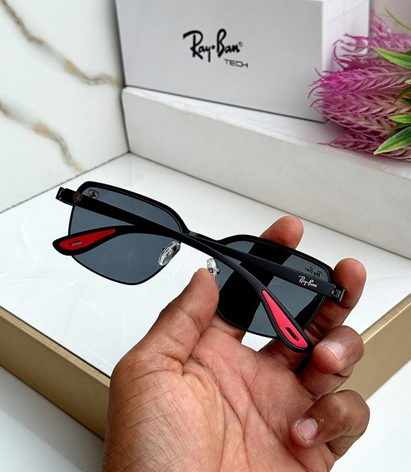 RB #7 METAL BLACK BLACK UV-400 SUNGLASSES